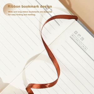 Wholesale PU Hardcover Notebook for Students and Office in A5 Size with 100 <b>Sheets</b> - Product Image 4