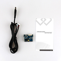 Module de lecteur de codes-barres 1D DE1200 avec lecteur de codes-barres fixe CCD intégré pour kiosque, interface RS232 USB, OEM ODM, stock d'occasion
