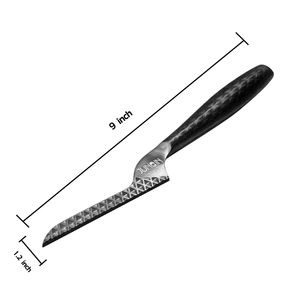 Jinqin فولاذ مقاوم للصدأ محمول باليد أسود ناعم لموديل الجبن المتحمسين والأصدقاء - Product Image 3