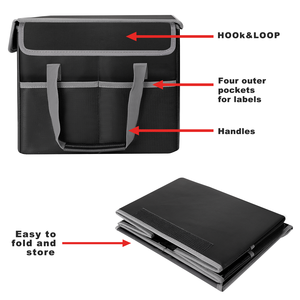 Caja organizadora <span class=keywords><strong>de</strong></span> documentos impermeable ignífuga YIHUAXING, nuevo <span class=keywords><strong>tipo</strong></span>, estuche plegable grande para archivos <span class=keywords><strong>de</strong></span> oficina en casa para productos <span class=keywords><strong>de</strong></span> archivo <span class=keywords><strong>de</strong></span> objetos <span class=keywords><strong>de</strong></span> valor - Product Image 5