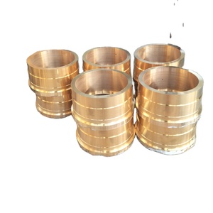 Piezas de aceite de buje de cojinete de manga de bronce ZCuPb20Sn5 de alta resistencia al desgaste con proceso de fundición de cobre - Product Image 1