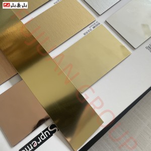 Bord de surface miroir couleur or métallique - Product Image 1