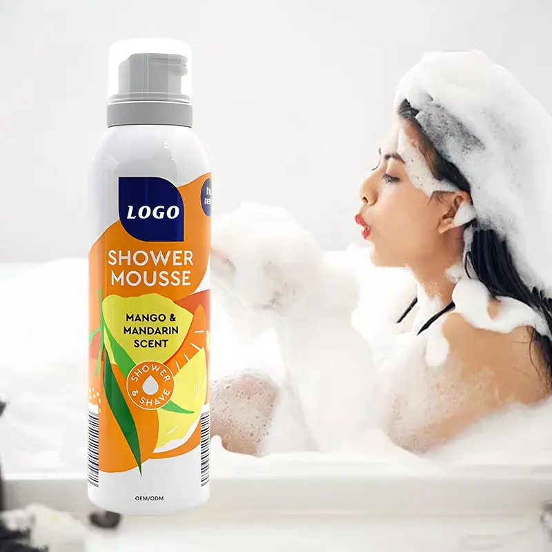 Op Maat Gemaakte Private Label Oem Body Wash Geurstof Aminozuur Wolkenbadschuim Reinigende Whitening Badmousse