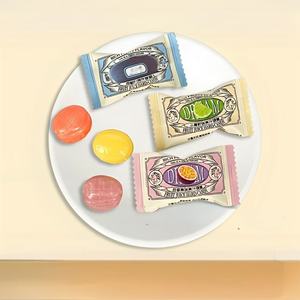 Chewing-gum à la menthe Story of Love, comprimés semi-mous multicolores, 1 kg, collation circulaire, arrêt du tabac, décoré, enrobé, emballé dans un sac - Product Image 1