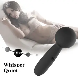 Drop Shipping 10 Speed G Spot Magic AV Mini Wand Vibrator Rechargeable Women Vibrator for Women Adult Couples