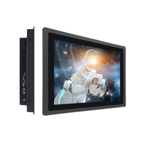 Panel PC Táctil Industrial Económico con Protección IP65, 10/12/15.6/19/21.5 Pulgadas, Sin Ventilador, Computadora Integrada con Marco de Aleación de Aluminio