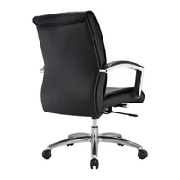 Chaise de bureau de direction ergonomique moderne de luxe avec revêtement en cuir PU, hauteur réglable et fonctions de refroidissement