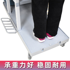 Chariot à main multifonctionnel en plastique, chariot de nettoyage, chariot de service pour hôpital et hôtel, chariot à outils et à tissus, polyvalent et durable - Product Image 4