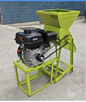 Machine de traitement du manioc à moteur à essence, machine de décorticage, machine de broyage des feuilles de manioc fraîches, équipement complet de transformation du manioc