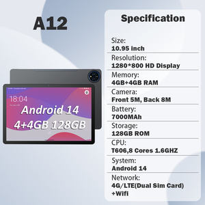 Wintouch OEM 10.95 pollici <span class=keywords><strong>Tablet</strong></span> <span class=keywords><strong>Android</strong></span> 5G Wifi Octa Core 4GB RAM 128GB ROM HD schermo <span class=keywords><strong>Allwinner</strong></span> processore Business uso <span class=keywords><strong>Tablet</strong></span> PC - Product Image 2