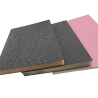 Bloc d'éponge de sable en carbure de silicium mousse de meulage bloc d'éponge de ponçage outil abrasif Rectangle mousse d'eau bloc d'éponge de ponçage