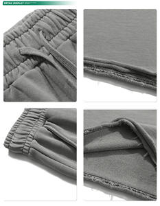 Pantalones Cortos Casuales Vintage para Hombre, Estilo Urbano, con Logotipo Personalizado, 100% Algodón, 350 Gsm, Lavado Ácido - Product Image 5