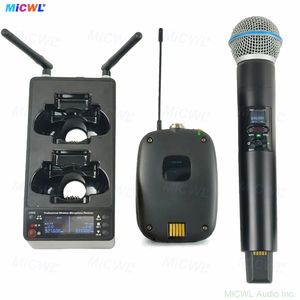 Système de microphone sans fil rechargeable double SLXD24 Beta58 UHF avec émetteurs portables et cravate pour scène, karaoké et direct - Product Image 4