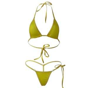Traje de Baño Triangular Sexy OUTPACE Personalizado, Nuevo Diseño 2024, Fabricantes de Bikinis, Bikini de Tiras para Mujer, Traje de Baño de 2 Piezas - Product Image 6