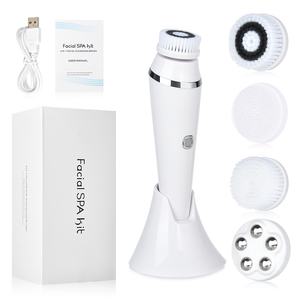 Masseur facial de haute qualité, très vendu, brosse nettoyante électrique pour le visage, brosse à visage en silicone souple imperméable - Product Image 1
