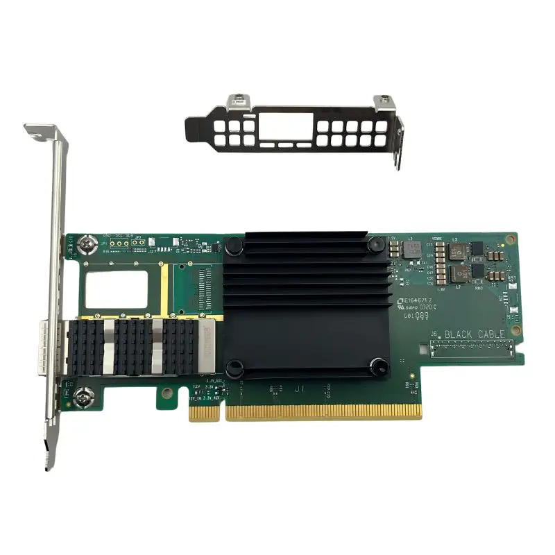 정품 MCX556A-ECAT PCIe 3.0x16, 2 포트, 100G QSFP28 EDR IB 100 GB/S 및 100GbE