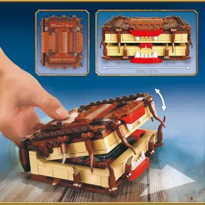 새로운 뜨거운 319PCS 해리 시리즈 포터 몬스터 모델 빌딩 블록 완구의 괴물 책 어린이 선물