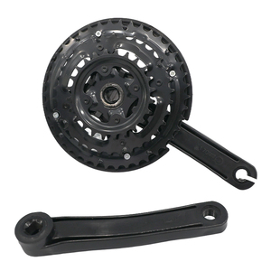 ชุดจานหน้าจักรยานปรับได้ 42T/34T/24T พร้อมสายพานเฟือง 3 สปีด และฝาครอบป้องกันโซ่ - Product Image 4