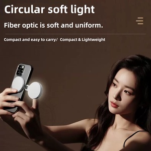 Mini lumière <span class=keywords><strong>LED</strong></span> magnétique pour selfie 300 mAh, étanche, antichoc, température de couleur réglable, lumière de remplissage pour téléphone compatible <span class=keywords><strong>iPhone</strong></span> - Product Image 6
