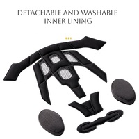 Casque de vélo pour enfants, protection intégrale du visage, mentonnière amovible, double usage, avec matériau PC EPS