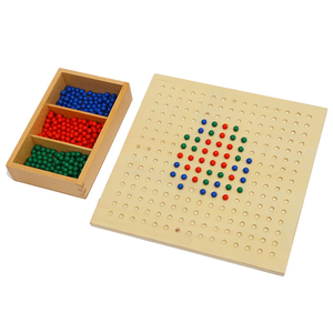 Montessori-Materialien für Vorschule Kleines Quadratwurzelbrett Mathematik-Lehrmaterial für 6-12 Jahre alte Kinder - Product Image 2