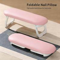 Repose-mains pour nail art, style japonais, minimaliste, luxe léger, pliable, réglable en hauteur, coussin pour les mains