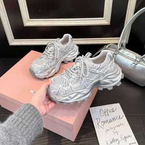 Zapatillas Chunky Virales para Mujer, Estilo Urbano Elegante Primavera 2026, Calzado Deportivo Casual Ligero con Aumento de Altura de 6 cm - Product Image 1