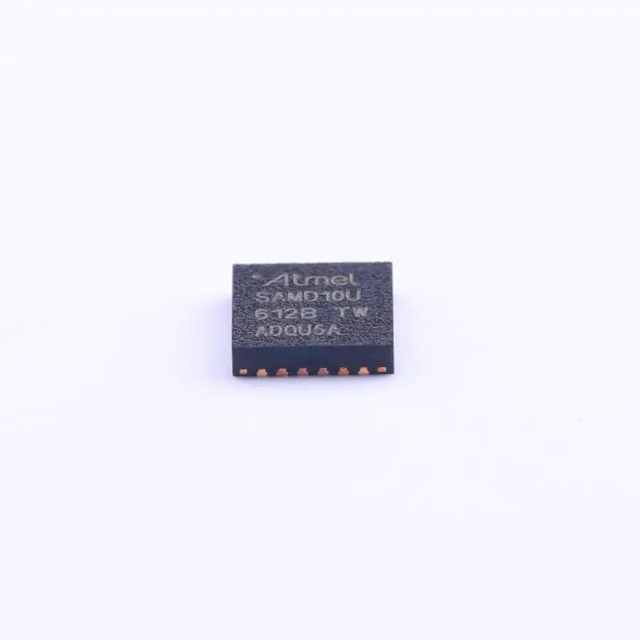 MCU 32-бит Сэм D10 ARM Cortex M0 + RISC 16KB флэш-1,8 V/2,5 V/3,3 V 24-Pin QFN EP T/R-лента и катушка ATSAMD10D14A-MUT