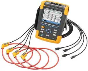 Flexible current probes AC output power and DC input power Fit tightest place Fluke 435 power quality and Energy analyzers