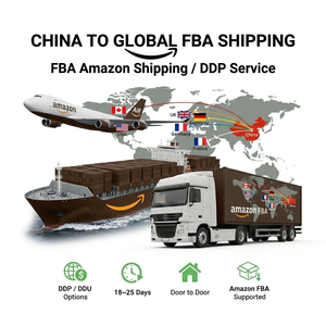 Logística Puerta a Puerta con Agente de Aduanas e Impuestos, Agente de Transporte Marítimo y Terrestre de China a Estados Unidos, Canadá, Reino Unido, Alemania, Francia, FBA <span class=keywords><strong>Amazon</strong></span> - Product Image 1