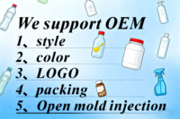 800ml Empty Clear PET Plastic Jar Food Grade Round Wide Mouth Storage Container with Airtight Screw Cap for Honey Snacks