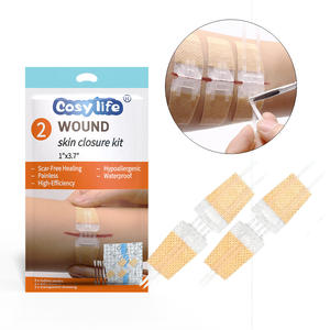 Cinta Adhesiva Estéril para Primeros Auxilios, Apósito Quirúrgico Transparente, Tira Adhesiva Estéril para Reparación <span class=keywords><strong>de</strong></span> la Piel, para Uso en el Hogar y al Aire Libre - Product Image 3