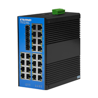 Switch PoE Industri Luar Ruangan 24 Port Gigabit Terkelola Layer 2 dengan SNMP/ERPS/VLAN/QOS/IGMP