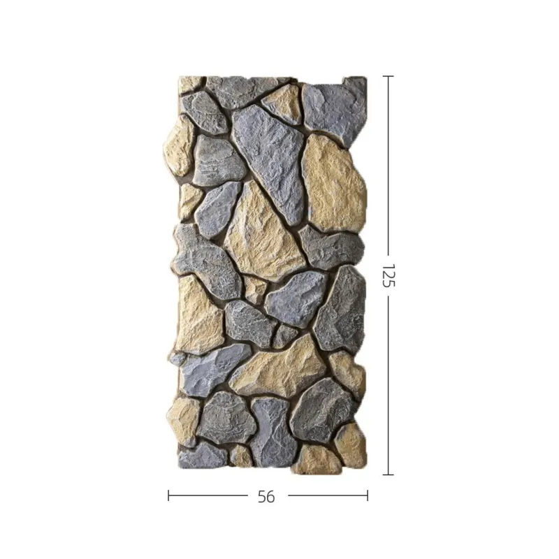 Artificial Stone Wall slab 3d Faux Stone Wall Flexible Panel For House Decoration