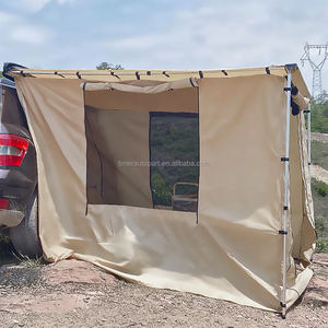 <span class=keywords><strong>Tende</strong></span> da campeggio Color cachi 2*2m chiusura Zip luci Led tenda da sole laterale retrattile per auto all'aperto con pareti laterali - Product Image 6