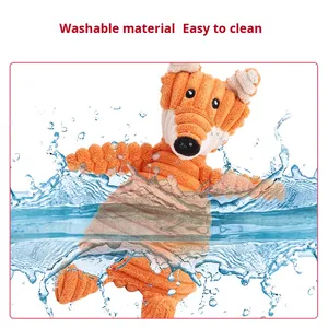 Pet Supplies Animals Shape Pet Plush <b>Toy</b> Stuffed Pet Squeaky <b>Toy</b> Durable Dog Chew <b>Toy</b> Bite-Resistant Teeth Grinding For Puppy - Product Image 4