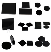 Usine personnalisée Hoya U340 UVZWB2 moins cher UV lumière LED filtre lampe de poche verre filtres optiques optimaux