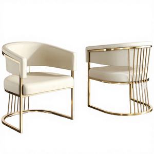 Silla Moderna de Malla Metálica con Asiento Giratorio, Silla de Comedor de Lujo para Oficina, Salón de Belleza, Maquillaje y Uso Múltiple - Product Image 3