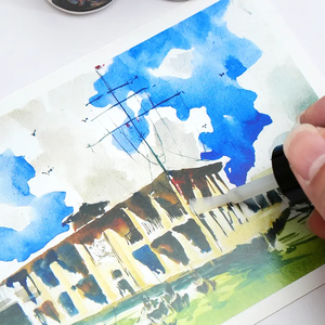 Aquarelle <span class=keywords><strong>Gouache</strong></span> Liquide <span class=keywords><strong>Vernis</strong></span> Résistant À L'eau Agent Protecteur pour Charbon De Bois Dessin Peinture Protection Art Fournitures - Product Image 5