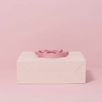 Sac en papier classique recyclable avec motif floral artistique, en matériaux recyclés, poignée en corde de coton, pour huiles essentielles et produits de beauté