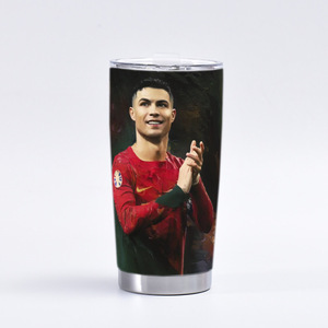 Gobelet isotherme en acier inoxydable 20 oz pour voiture, avec impression CR7, pour <span class=keywords><strong>la</strong></span> <span class=keywords><strong>Coupe</strong></span> du Monde 2026, pour les fans <span class=keywords><strong>de</strong></span> football, pour café et bière - Product Image 6