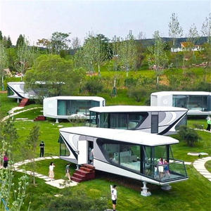 <span class=keywords><strong>Casa</strong></span> Cápsula de Acero de Alta Calidad, Unidad Prefabricada Impermeable con Dormitorio y Baño para Suites de Hotel y Espacios Residenciales - Product Image 1