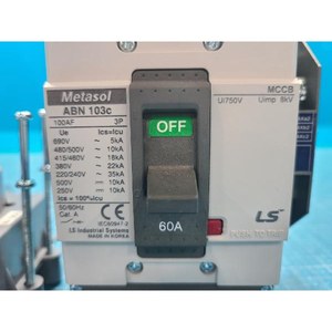 Interruptor Automático de Caja Moldeada LS ELECTRIC ABN103C 100AF 3P ABN103c-3P-100A + N-30b Usado Como Equipo Semiconductores Legacy - Product Image 6