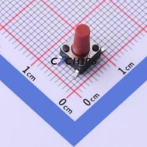 TS-1102SD-A-O-R Tactile Switch SMD-4P,6x6mm Switch ( Operating Force: 1N )( Switch Length: 6mm )( Switch Width: 6mm ) - Product Image 1