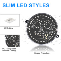 KaiDengZhe Led Strobe Advertencia Módulo Luz Intermitente Lámpara de Emergencia Auto Camión Remolque Baliza Led Luces Laterales