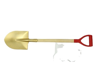 Pala <span class=keywords><strong>de</strong></span> punta sin chispas hecha <span class=keywords><strong>de</strong></span> bronce <span class=keywords><strong>de</strong></span> berilio y bronce <span class=keywords><strong>de</strong></span> aluminio con mango <span class=keywords><strong>de</strong></span> madera contra incendios - Product Image 3