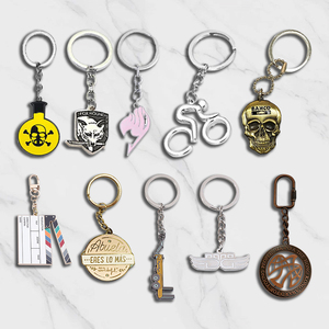 Chaveiro Acessórios Cartoon Futebol Luxuoso Personalizado Tênis Cerejas Metal Plush Anime Custom Chaveiro - Product Image 3