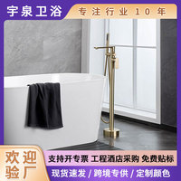Robinet sur pied Austenite pour baignoire avec poignée unique, cartouche céramique et douchette multifonctionnelle