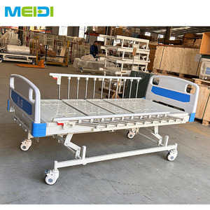 Cama <span class=keywords><strong>de</strong></span> Hospital con Manivela Manual para Pacientes Mayores, Cama <span class=keywords><strong>de</strong></span> Enfermería Aplicable en Residencias <span class=keywords><strong>de</strong></span> <span class=keywords><strong>Ancianos</strong></span> con Elevación <span class=keywords><strong>de</strong></span> Respaldo - Product Image 5