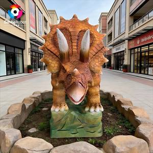 Dinosaurio Animatrónico de Fábrica, Modelo de Triceratops que Pone Huevos para Parque Temático - Product Image 6